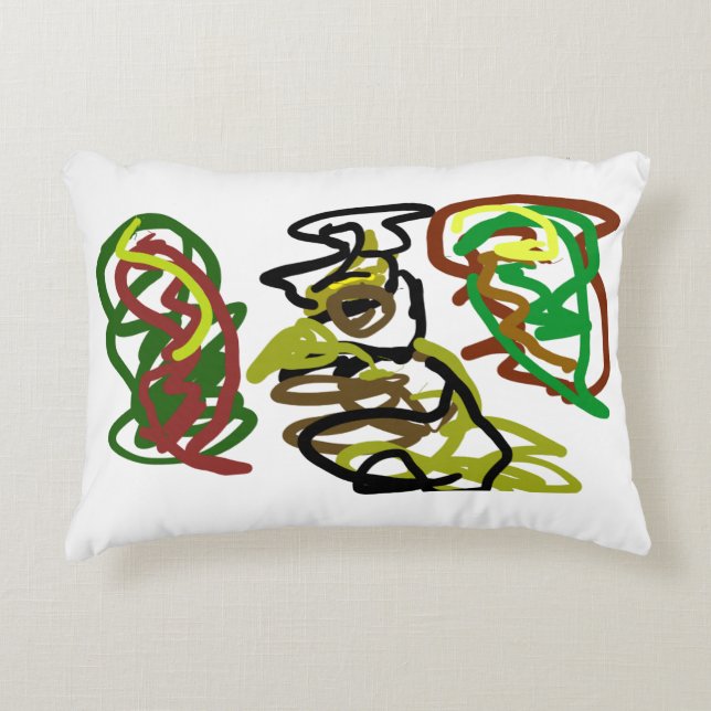 Uil herfstsoort accent kussen (Voorkant)