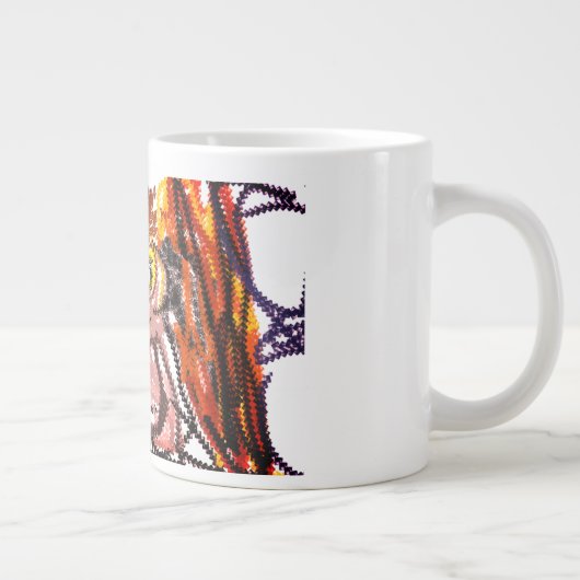 Uil herfstvreugde grote koffiekop (Rechts)