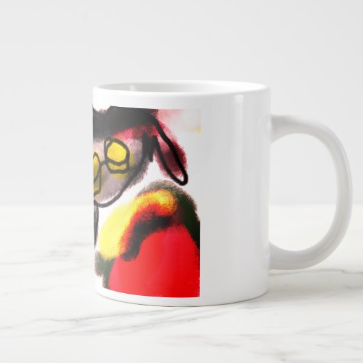 Uil herfstvreugde grote koffiekop (Rechts)