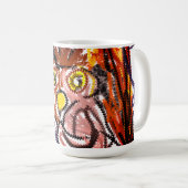 Uil herfstvreugde koffiemok (Voorkant rechts)