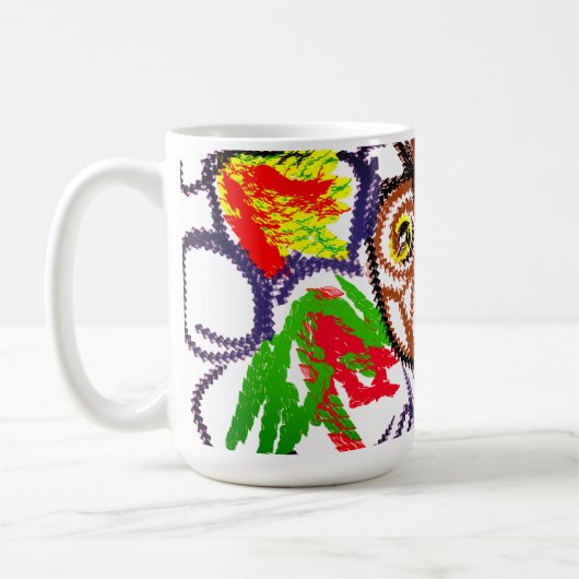 Uil herfstvreugde koffiemok (Links)