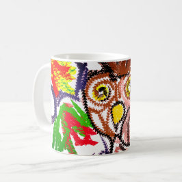 Uil herfstvreugde koffiemok