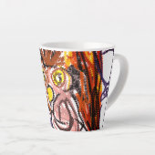 Uil herfstvreugde latte mok (Rechterhoek)