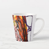 Uil herfstvreugde latte mok (Rechts)