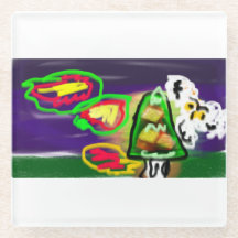 Uil herfstwind kunst
