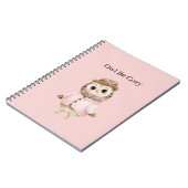 Uil Hoed Roze Trui Knus & Warm Notitieboek (Linkerzijde)