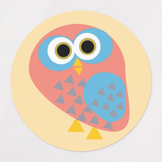 Uil hootie labels (Design 2)