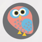 Uil hootie labels (Design 1)