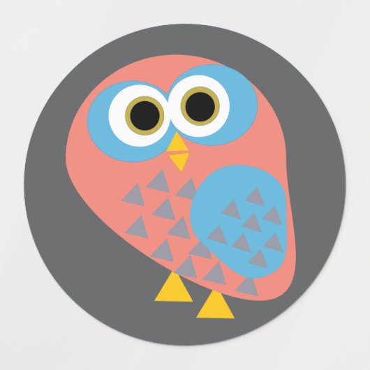 Uil hootie labels (Design 1)