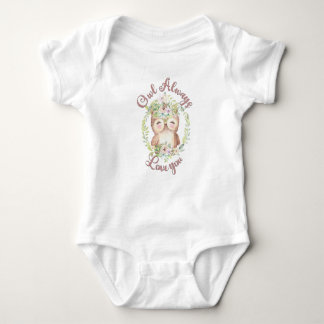 Uil hou altijd van je babykleding, Boho Uil Romper