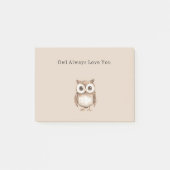 Uil houdt altijd van jou post-it® notes (Voorkant)
