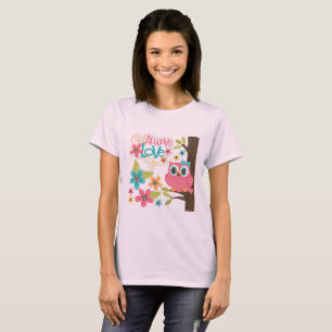 Uil houdt altijd van jou t-shirt