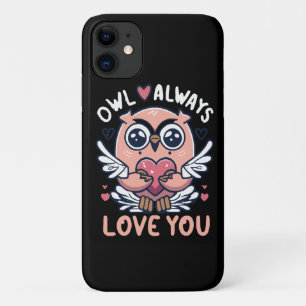 Uil houdt altijd van jou - Valentijnsdag Case-Mate iPhone Case