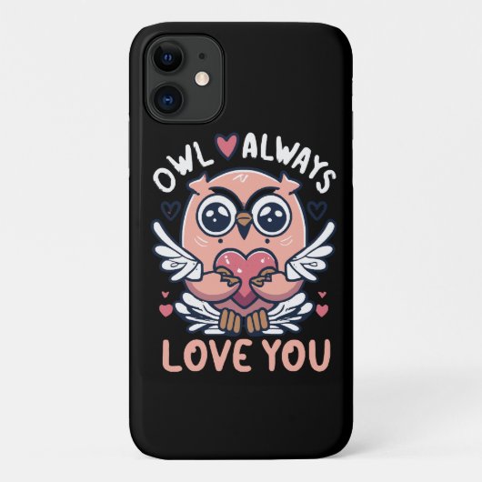 Uil houdt altijd van jou - Valentijnsdag Case-Mate iPhone Case (Achterkant)