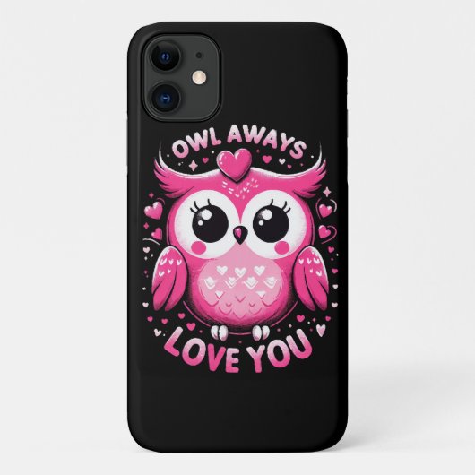 Uil houdt altijd van jou - Valentijnsdag Case-Mate iPhone Case (Achterkant)