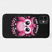 Uil houdt altijd van jou - Valentijnsdag Case-Mate iPhone Case (Achterkant (horizontaal))