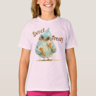 Uil Ice Cream Sweet Treat T-shirt