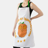 Uil Ik zie je bij de Thanksgiving Schort (Insitu)