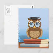 Uil illustratie briefkaart (Voorkant / Achterkant)