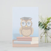 Uil illustratie briefpapier (Staand voorkant)