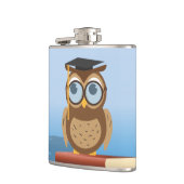 Uil illustratie heupfles (Links)