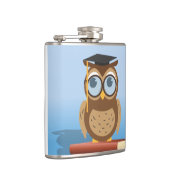 Uil illustratie heupfles (Rechts)