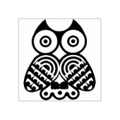 Uil illustratie kunststempel rubberstempel (Afrduk)