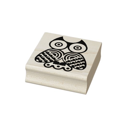 Uil illustratie kunststempel rubberstempel (Stempel)
