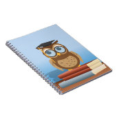 Uil illustratie notitieboek (Rechterzijde)