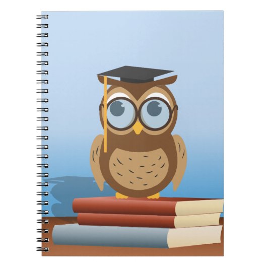 Uil illustratie notitieboek (Voorkant)