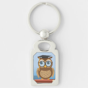 Uil illustratie sleutelhanger