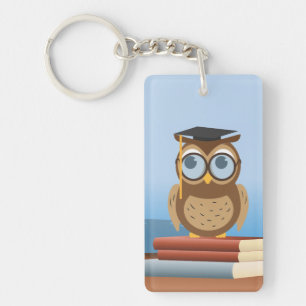 Uil illustratie sleutelhanger