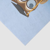 Uil illustratie tissuepapier (Detail)