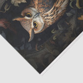 Uil in bloemen 1 Decoupage papier (Detail)