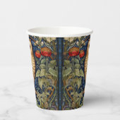 Uil in de tuin William Morris stijl Papieren Bekers (Links)