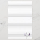 Uil in een boom grijs gevoerd briefpapier brief sc (Achterkant)