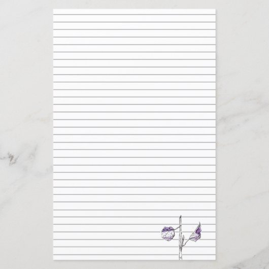 Uil in een boom grijs gevoerd briefpapier brief sc (Achterkant)