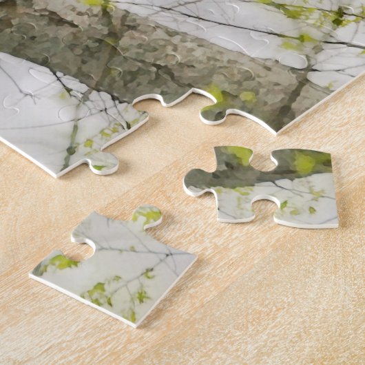  Uil in een Boom Natuur Puzzel (Zijkant)