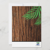 Uil in het bos verjaardagsfeest kaart (Achterkant)