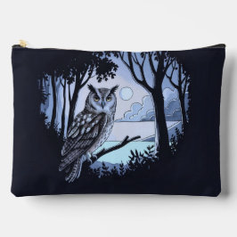 Uil in hout Clearing Accessoirezak Reiszak Etui