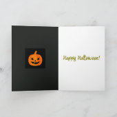 uil in maanlicht Halloween kunst Kaart (Binnen)
