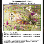 Uil in Meadow of Wildflowers EE4R Decoupage Tissuepapier