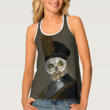 Uil in militaire pantser - Rembrandt Spoof