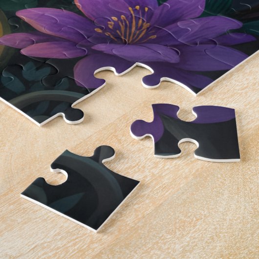 Uil in nachttuin legpuzzel (Zijkant)
