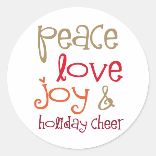 Uil in Santa Hat Ronde Sticker (Voorkant)