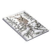 Uil in Sneeuw Notitieboek (Rechterzijde)