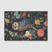 Uil in tapijt 3 Decoupage papier (Voorkant)