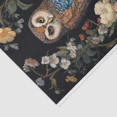 Uil in tapijt 3 Decoupage papier (Detail)