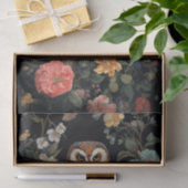 Uil in tapijt 3 Decoupage papier (Geschenk)