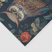 Uil in tapijt 4 Decoupage papier (Detail)